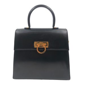 img 3380 Gucci Suede Leather Switching Bamboo Backpack Black