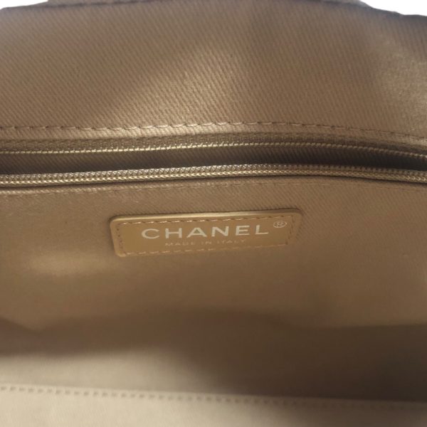 img 3603 CHANEL Deauville Bowling Bag Beige Shoulder Bag