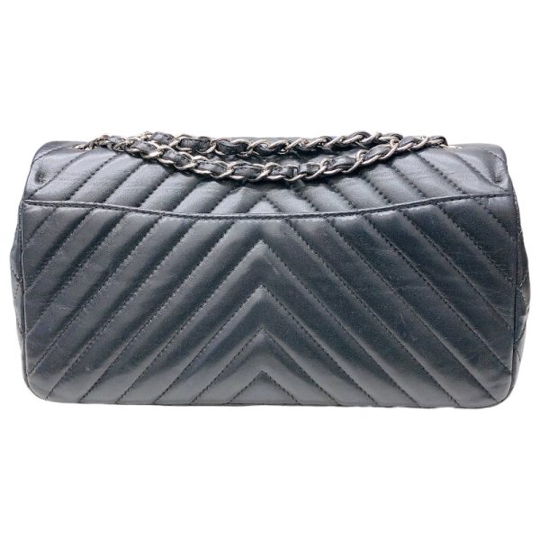 img 3644 CHANEL Chevron V Stitch Chain Shoulder No 17 Lambskin Shoulder Bag