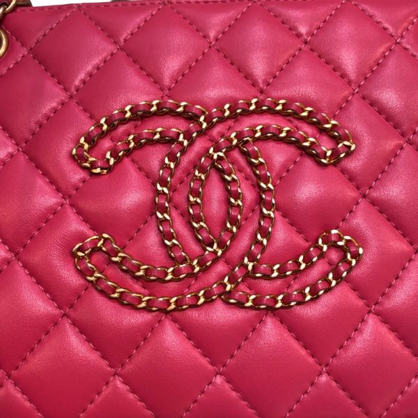 img 6666 CHANEL Chain Mini Tote Bag Lambskin Tote Bag