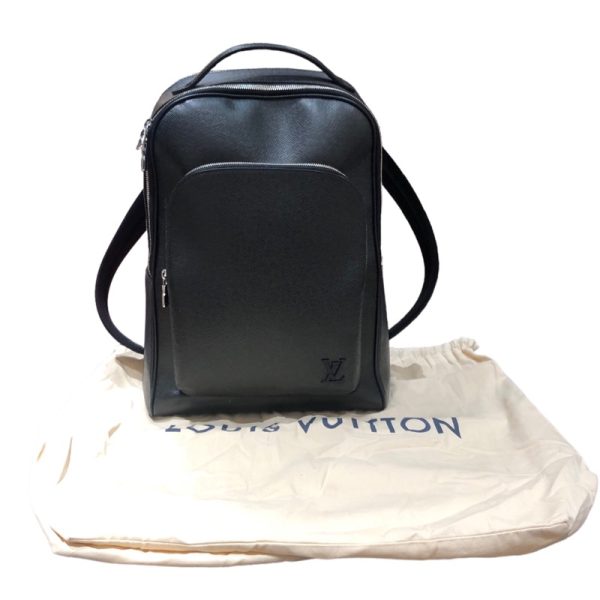 img 7295 LOUIS VUITTON Black Taiga Backpack Daypack