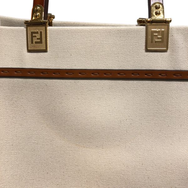 img 7411 FENDI Sunshine Tote Bag Medium White Tote Bag