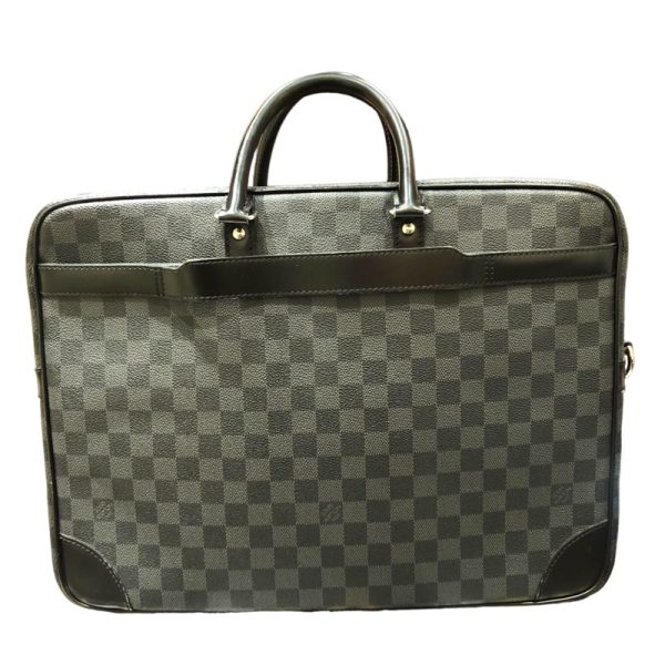 img 8267 LOUIS VUITTON PDV GM N41123 Damier Graphite Briefcase