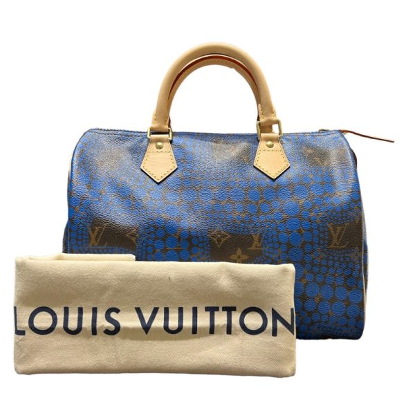 img 8275 LOUIS VUITTON Speedy 30 Blue Handbag