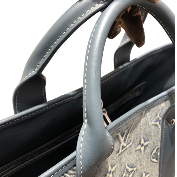 img 9203 LOUIS VUITTON Weekend Tote NM Monogram Denim Tote Bag