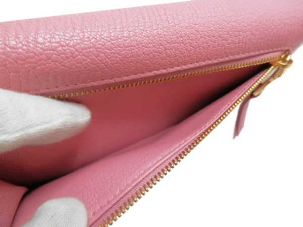 OLYMPUS DIGITAL CAMERA Miu Miu Madras long wallet ROSA MUGHET