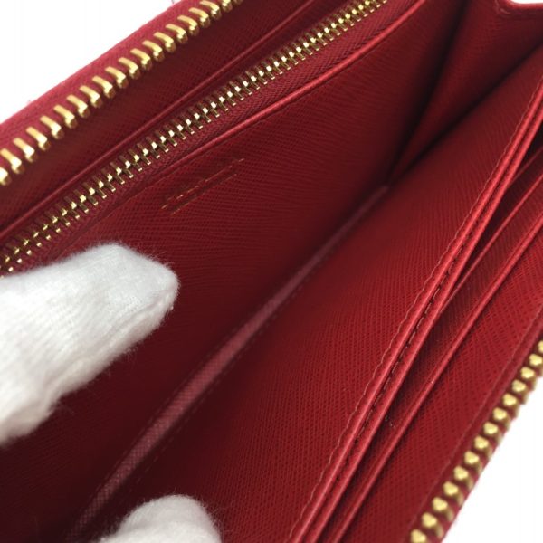 imgrc0078705167 PRADA Round Zipper Long Wallet Red