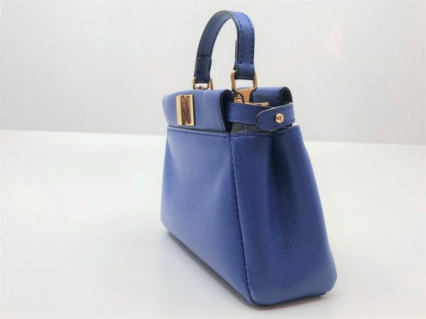 imgrc0079109629 FENDI 2WAY Micro Peekaboo Shoulder Bag Blue