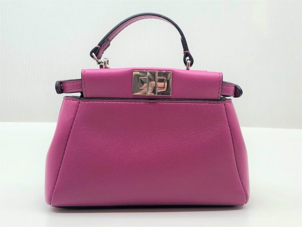 imgrc0079109638 FENDI 2WAY Micro Peekaboo Shoulder Bag Pink