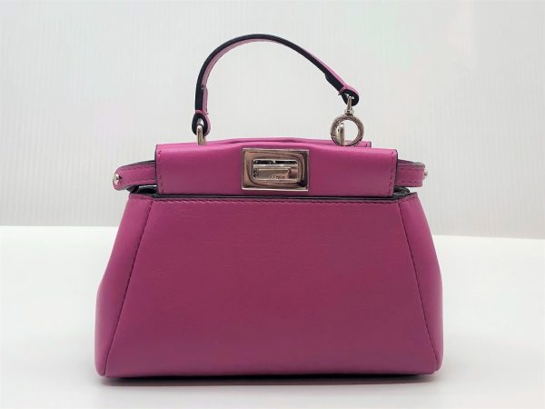 imgrc0079109639 FENDI 2WAY Micro Peekaboo Shoulder Bag Pink