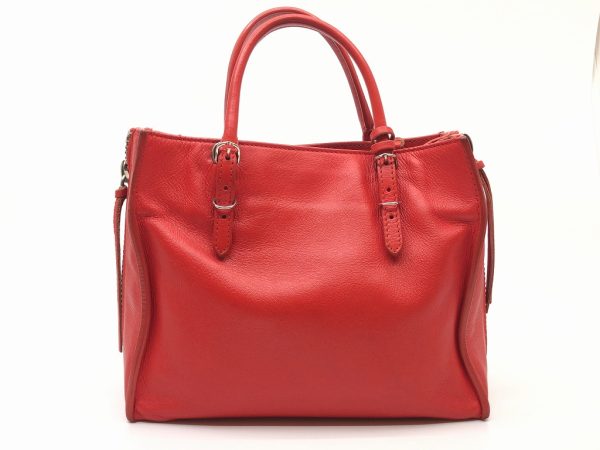 imgrc0079227598 Balenciaga Mini Paper 2WAY Bag Mirror Red