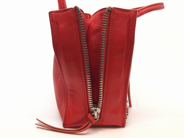 imgrc0079227602 Balenciaga Mini Paper 2WAY Bag Mirror Red