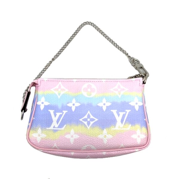 imgrc0079344666 Louis Vuitton Mini Pochette Accessoire Pouch Monogram Canvas Pink