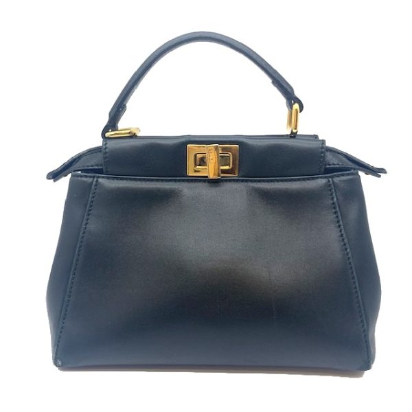 imgrc0079479478 FENDI Mini Peekaboo 2WAY Shoulder Handbag Black