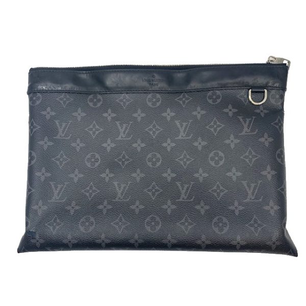 imgrc0079700607 Louis Vuitton Pochette Apollo Clutch Bag Monogram Eclipse Canvas Black