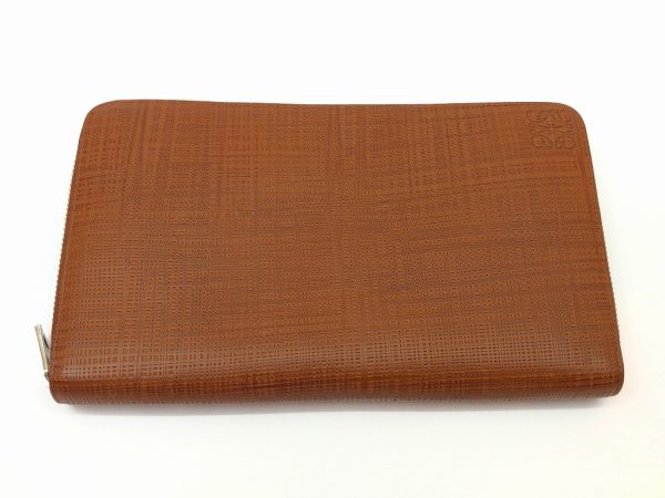 imgrc0079752541 Loewe Giant Zip Wallet Long Wallet Brown