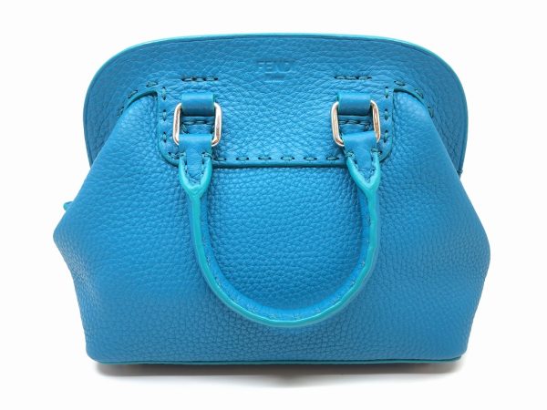 imgrc0079795335 FENDI Adele Mini Selleria 2WAY Handbag Turquoise