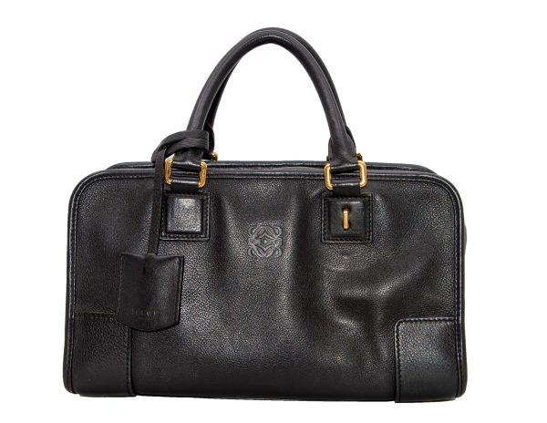 imgrc0079919749 Loewe Amazona Handbag Leather Black