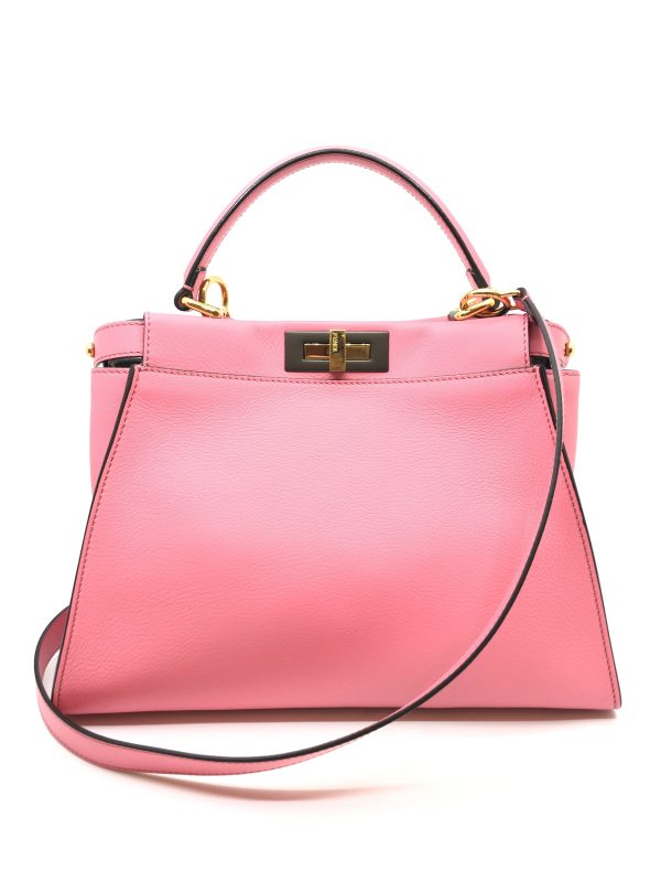 imgrc0079934976 FENDI Peekaboo 2WAY Shoulder Handbag Pink