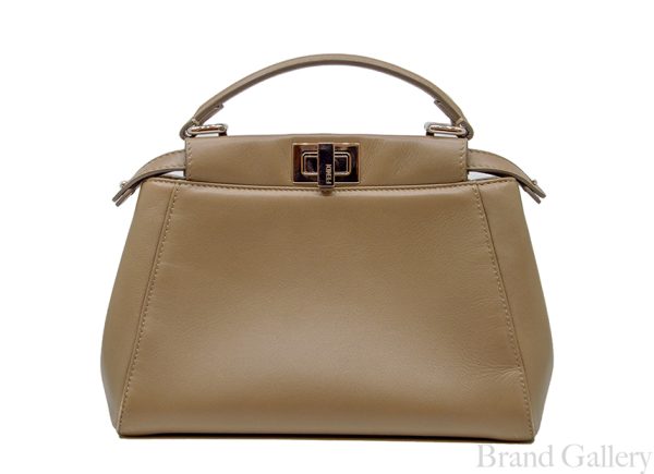 imgrc0080329022 FENDI Mini Peekaboo 2WAY Handbag Gray