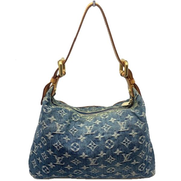 imgrc0080440569 Louis Vuitton Shoulder Bag Monogram Denim Blue