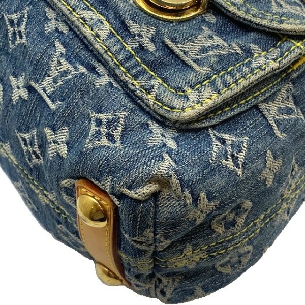 imgrc0080440571 Louis Vuitton Shoulder Bag Monogram Denim Blue