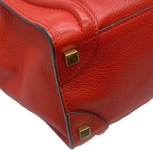 imgrc0080636704 CELINE Luggage Micro Handbag Red