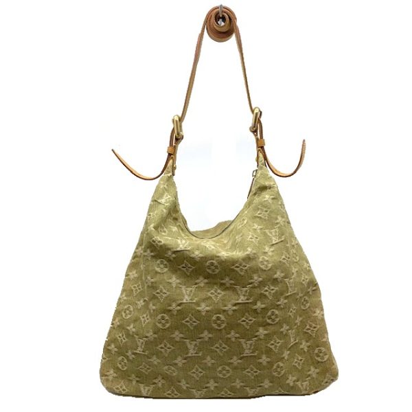 imgrc0080681446 Louis Vuitton Baggy GM Shoulder Bag Monogram Denim Green