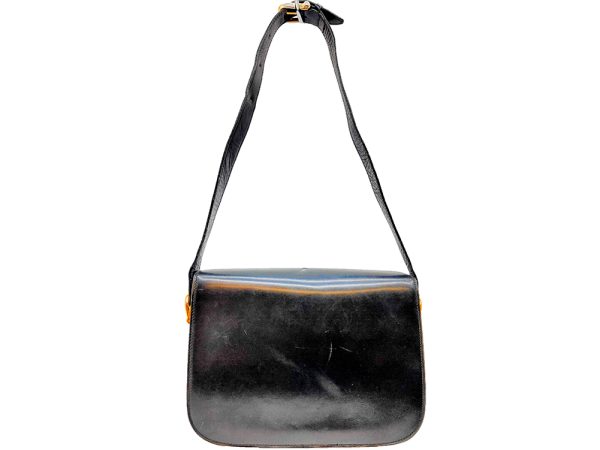 imgrc0080787075 CELINE Vintage Carriage Shoulder Bag Black