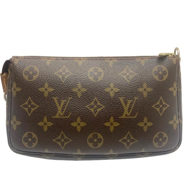 imgrc0081350560 Louis Vuitton Cherry Pochette Handbag Monogram Canvas Brown