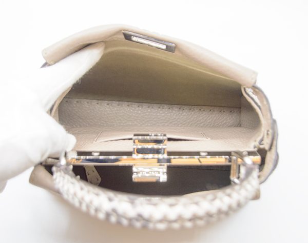 imgrc0081422234 FENDI Mini Peekaboo Selleria Python