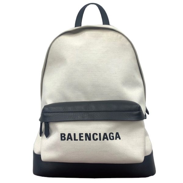 imgrc0081468999 BALENCIAGA Rucksack Navy Cabas Natural Black