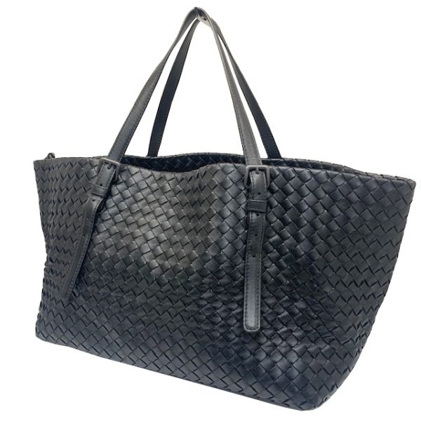 imgrc0081525077 Bottega Veneta Intrecciato Tote Bag Shoulder Bag Black