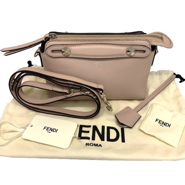 imgrc0081528354 FENDI By the Way 2WAY Shoulder Bag Pink Beige