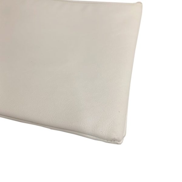 imgrc0081596151 Christian Dior Clutch Bag Pouch Leather White