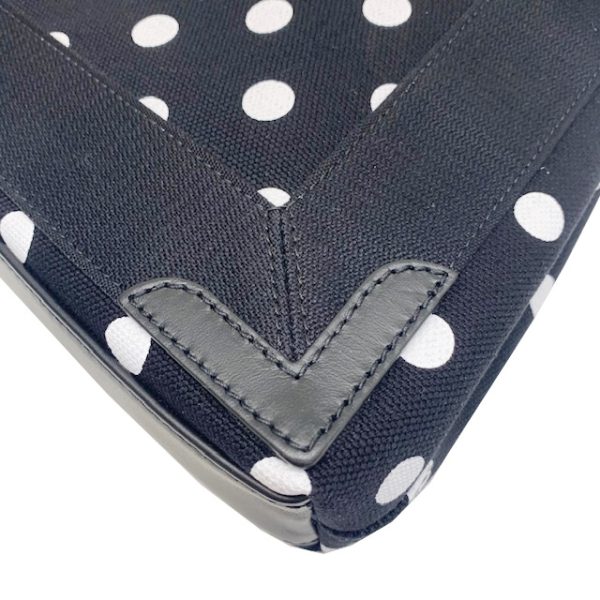 imgrc0081630226 BALENCIAGA Navy Hippo XS 2WAY Shoulder Bag Dot Black White