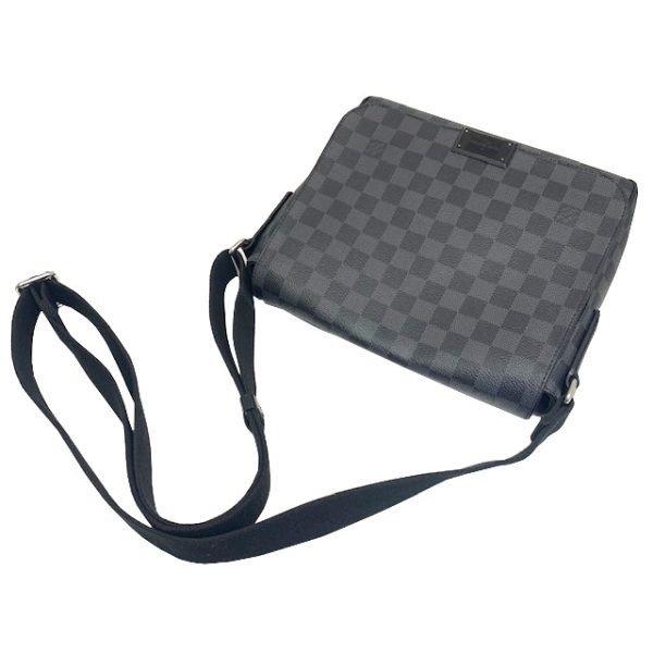 imgrc0081659060 Louis Vuitton District PM Shoulder Bag Damier Graphite Canvas Black