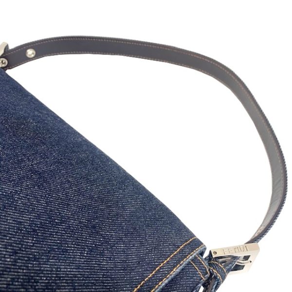 imgrc0081738279 FENDI Mamma Bucket Shoulder Bag Denim Blue