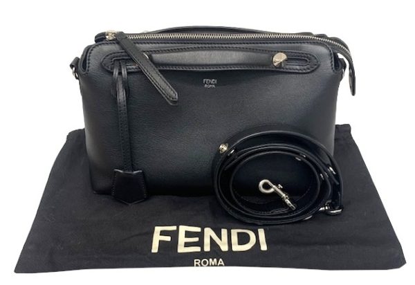 imgrc0081767343 FENDI Visible Medium 2WAY Shoulder Bag Black