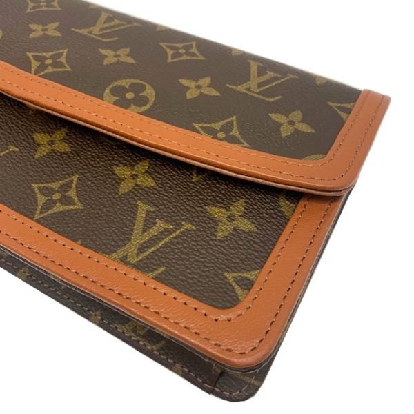 imgrc0082038357 Louis Vuitton Pochette Dame Clutch Bag Monogram Canvas Brown