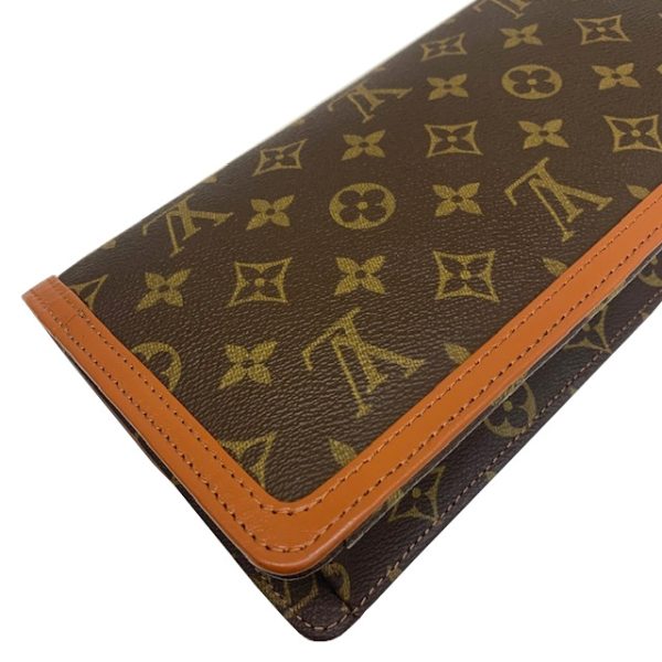 imgrc0082038358 Louis Vuitton Pochette Dame Clutch Bag Monogram Canvas Brown