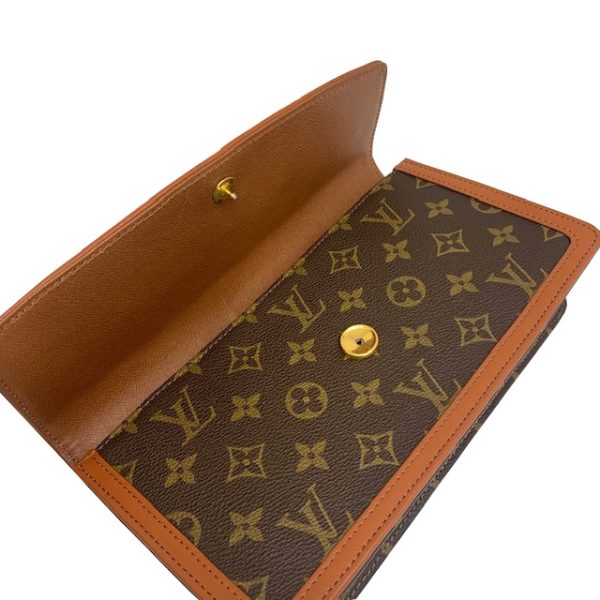 imgrc0082038363 Louis Vuitton Pochette Dame Clutch Bag Monogram Canvas Brown