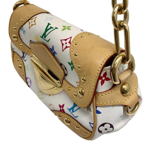 imgrc0082078212 Louis Vuitton Marilyn Shoulder Bag Multicolor Canvas White