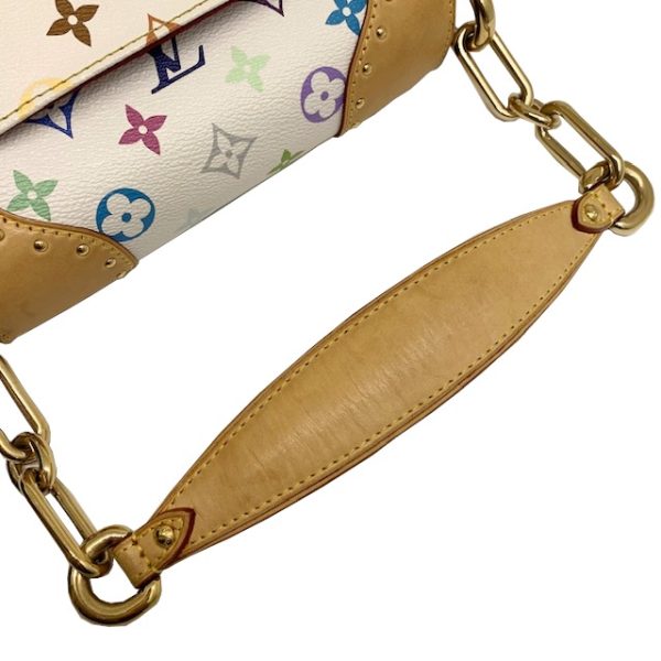 imgrc0082078215 Louis Vuitton Marilyn Shoulder Bag Multicolor Canvas White