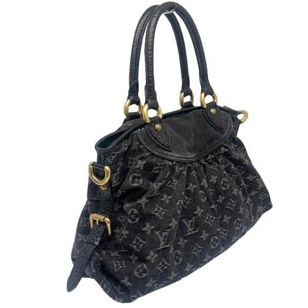 imgrc0082372948 Louis Vuitton Neocavy MM Handbag Monogram Denim Black