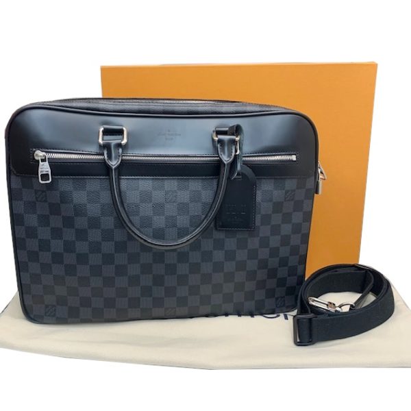 imgrc0082756425 Louis Vuitton Overnight Business Bag Damier Graphite Canvas Brown