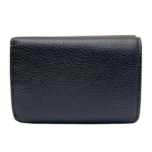 imgrc0082783813 BALENCIAGA Trifold Wallet Logo Calf Black