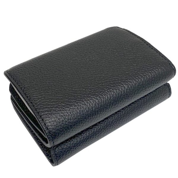 imgrc0082783817 BALENCIAGA Trifold Wallet Logo Calf Black