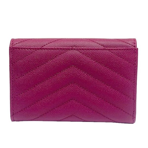 imgrc0082783893 Saint Laurent Coin Case Leather Mini Wallet Purple