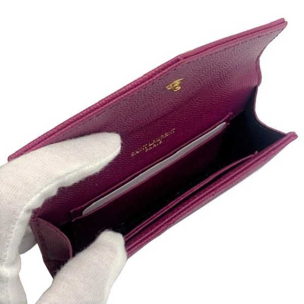 imgrc0082783900 Saint Laurent Coin Case Leather Mini Wallet Purple